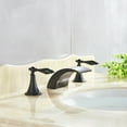 thumbnail image 6 of Senlesen LED Bathroom Basin Sink Faucet Matte Black Waterfall Basin Mixer Tap, 6 of 10