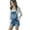 Light-Blue, variant on JuicyTrendz Women’s Denim Bib Pocket Short Dungarees Stretch Casual Summer Comfy Jumpsuit Light-Blue 6