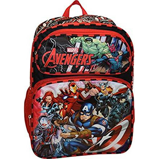 Marvel Backpack Marvel Avengers Team Red/Black Group 16" Bag