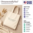 thumbnail image 4 of Dad Definition Canvas Tote Bag, Funny Fathers Day Gift Shopper, 4 of 10