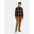 thumbnail image 3 of George Men's and Big Men's Flannel Shirt with Long Sleeves, Sizes XS-3XLT, 3 of 9
