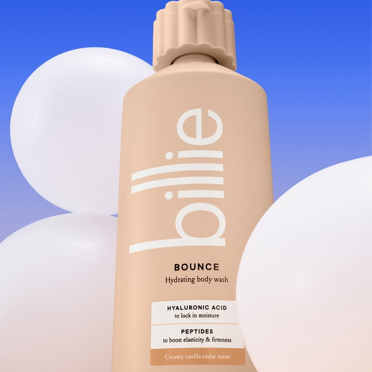 Billie, Women's Body Wash, 18 fl oz, Creamy Vanilla Cedar Scent