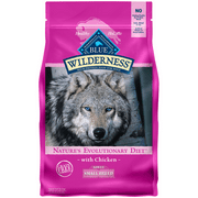 Blue Buffalo Wilderness High Protein, Natural Adult Small Breed Dry Dog Food, Chicken 4.5-lb