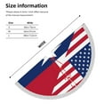thumbnail image 3 of America Texas Flag Pattern Christmas Tree Skirt Tassel Lace for Xmas Ornaments Decoration 30", 3 of 6
