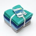thumbnail image 3 of Your Zone 8 Pack Kids Wash Cloths Cotton Blended Fabric, Blue, Teal, and Gray, 3 of 8
