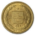 thumbnail image 2 of 1886 Switzerland Gold 20 Francs BU, 2 of 2
