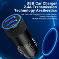 thumbnail image 3 of Car Charger Adapter Usb C,AILKIN Set of 4PACK Car Charger for Android Type C Car Charger Fast Charging Cigarette Lighter Adapter with 2PACK Usb Type C Charging Cable 10ft, 3 of 9
