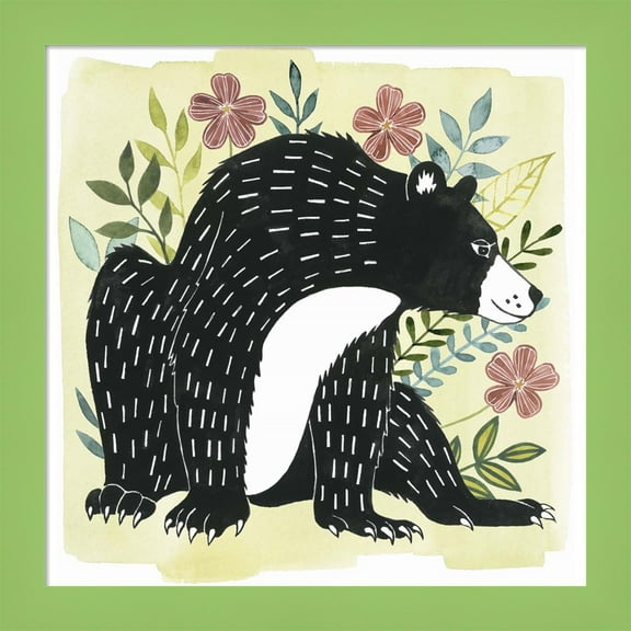 Great Art Now Floral Forester III by Grace Popp, Framed Wall Art, 14W x 14H