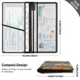 thumbnail image 3 of PVC Leather Car Document Holder Organizer Driver License Cover Holder for Car Driving Documents 9.45x10.24in Pumpkins and Spider Web, 3 of 8