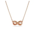 thumbnail image 1 of Collar con colgante de hipérbola de Swarovski con símbolo de infinito, 1 of 5
