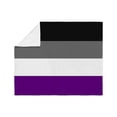 thumbnail image 4 of CafePress - Seamless Repeating Asexual Pride Flag Pattern - Soft Fleece Throw Blanket, 50"x60" for All Ages, 4 of 5