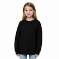 thumbnail image 2 of YOUYEDIAN Sweatshirts for Teen Girls Kids Fall Long Sleeve Pullover Warm Crewneck Sweatshirts Black 13-14 Years, 2 of 6
