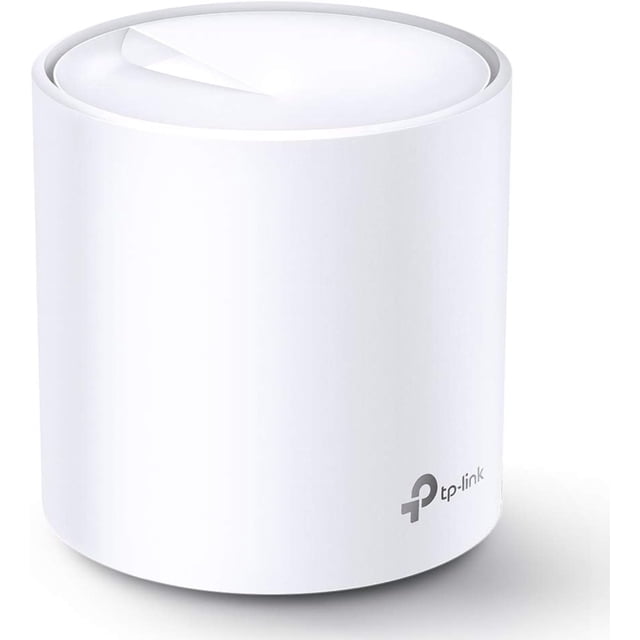 TP-Link Deco WiFi 6 Mesh WiFi System (Deco X20) - Cubre hasta 2200 pies cuadrados, reemplaza enrutadores y extensores de Internet inalámbricos, 1 paquete, blanco
