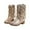 Gold, variant on Toddler Girl Boots,Carnival Fringe Mid Calf Boots Fashion Casual Heel Girls Ankle Booties for Party and Daily Wear Comfortable Stylish Footwear for Everyday Use,Toddler Snow Boots,Gold,11.5-12 Years