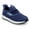 Blue/White, variant on Reebok Work DayStart Work, Women's, Black, Soft Toe, EH, MaxTRAX Slip Resistant, Low Athletic, Work Shoe (9.0 M)