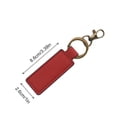 thumbnail image 2 of Yunuuuoa Custom Engraved Leather Keychain Set with Double Key Rings, Promotional Business Gift for Corporate Events, Employee Recognition, Customized Wear-Resisting Etched Leather Key Holder, 2 of 6