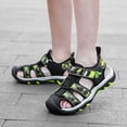 thumbnail image 2 of Godom Girl Sandals Open Toe Summer Flats Dress Sandal Shoes for Toddler Little Big Kid, 2 of 7