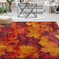 thumbnail image 2 of FREEAM Autumn Leaves Area Rug 3'x5', Fall Leaves Polyester Area Rug Mat for Living Dining Dorm Room Bedroom Home Decorative, 2 of 6