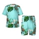 thumbnail image 1 of Balery Tropical Pineapple Conjunto de Pijama Infantil de Manga Corta con Estampado – Ropa de Dormir de Algodón Suave-X-Large, 1 of 6