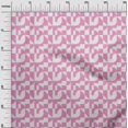 thumbnail image 3 of oneOone Cotton Silk Light Pink Fabric Geometrical Craft Projects Decor Fabric Printed By The Yard 42 Inch Wide, 3 of 5