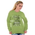 thumbnail image 2 of Illinois Cute State Flower Souvenir Women Crewneck Sweatshirt Brisco Brands M, 2 of 2