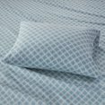 thumbnail image 3 of Gracie Mills Persephone 4-Piece Cotton Flannel Sheet Set Twin Gray GRACE-7549, 3 of 4