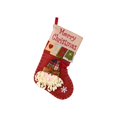 thumbnail image 2 of Medias navideñas Medias navideñas grandes Decoración Decoración para fiestas navideñas Calcetines portátiles para chimenea de Navidad para chimenea Papá Noel, 2 of 10