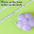 thumbnail image 4 of ZZkhGO Small Tape Measure Cute Flower Petal Shape, Retractable Body Measuring Tape with Push Button, Pocket Sewing Circumference Ruler for Waist Chest Hips Home Travel, Purple, 4 of 6