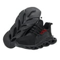 thumbnail image 6 of Breathable Sneakers Work Shoes Toe Anti-smashing Wear-resistant Steel Flying Woven Fabric Outdoor Men Protective Boots, 6 of 24