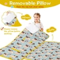thumbnail image 3 of Pug and Love Heart Toddler Nap Mats for Kids Preschool,Sleeping Mat Bag or Kids,Toddler Sleeping Bag,Toddler Nap Mat or Daycare, 3 of 6