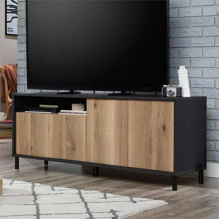 Sauder Acadia Way Modern TV Stand with Doors for TVs up to 70