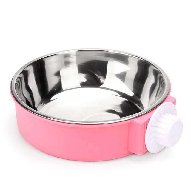 Par de Comederos para Perros para Jaulas, Jaulas o Corrales MFZFUKR CPB-DE-SSW2259-2