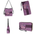 thumbnail image 4 of ZUXONGSY Leather Butterfly Heart Print Trendy Crossbody Hobo Bag with Wallet Set for Women, Lightweight 2 Pcs Bucket Bag Purse Set for Shopping Working, 4 of 4