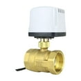 thumbnail image 2 of Waterproof Motorized Ball Valve 3-Wire 2 Control Brass Electric Ball Valve Big Torque Metal Motor For Medium Of Water, Gas, Oil ,Safe Mode, 2 of 8