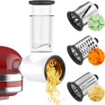 thumbnail image 1 of DEBGFS Accessoires de Trancheuse et Déchiqueteuse pour Mélangeurs sur Socle KitchenAid Accessoire de Trancheuse Alimentaire avec 3 Lames, 1 of 7
