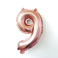 thumbnail image 2 of 32-inch rose gold digital balloon medium aluminum film letter number 0-9 inflatable decoration New Year balloon - style：Number 5；, 2 of 5