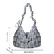 thumbnail image 4 of Bolso de mano con burbujas para mujer, bolso bandolera suave y versátil, bolso para citas diarias (gris), 4 of 6