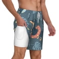 thumbnail image 3 of Picia Watermelons Dachshunds pattern Mens Swim Trunks with Compression Liner Stretch Beach Shorts Quick Dry with Zipper Pockets No-Chafing Board Shorts-Small, 3 of 9