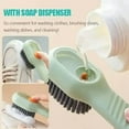 thumbnail image 4 of Multifunction Cleaning Shoe Brush Soft Automatic Liquid Shoe Brush Long Handle Liquid Clothes Brush Household Cleaning Tools, 4 of 9