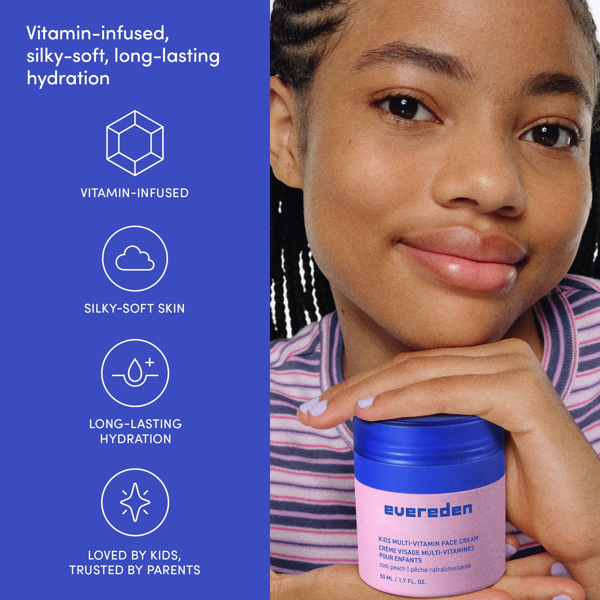 Evereden Kids Face Cream: Melon Juice, 1.7 oz.