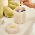 thumbnail image 5 of XKHAZA Cute Flower Shape Wastebasket, Mini Desk Trash Can with Lid, Desktop Mini Plastic Waste Garbage Can Countertop Garbage Bin Mini Waste Can for Desk Car Office Home Kitchen, 5 of 6