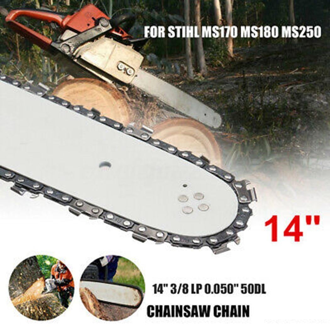 14in Chainsaw Guide Bar and Saw Chain 3/8 LP 50DL For STIHL MS250 MS180 MS230 