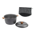 thumbnail image 1 of S SERENABLE Camping Soup Pot Portable Compact Picnic Stockpot for Outdoor Travel Kitchen, 1 of 9