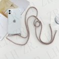 thumbnail image 1 of Transparent Soft TPU Phone Case For iphone 13 12 Mini 6 7 8 Plus X XS 11 Pro MAX XR SE With Lanyard Neck Strap Rope Cord Case, 1 of 5