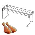 thumbnail image 4 of Stainless Steel Non-stick Chicken Wing Leg Rack Barbecue Rib Grilling Bbq Roast Rack Folded Roast Chicken Leg Rack Banmo, 4 of 4