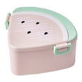 thumbnail image 1 of adviicd Cute Practical Bento Lunch Box For Kids Leakproof Lunch Fruit Container Microwave With 3 Divideds Compartments Cartoon Bento Lunch Box Pink,One Size, 1 of 3