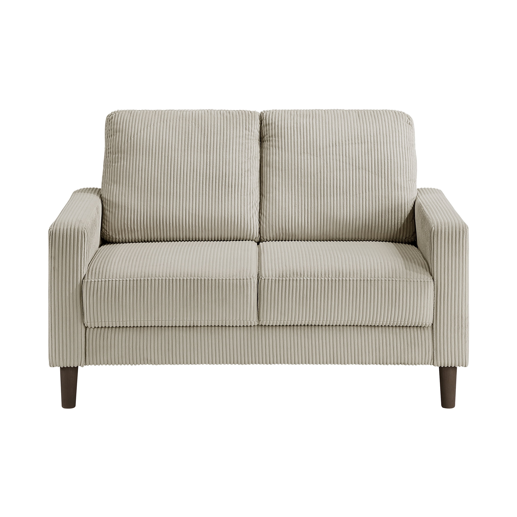 OakvillePark Mapleholt Corduroy Loveseat, Taupe