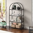 thumbnail image 4 of Evelyn&Zoe Garrett 62" Tall Rectangular Bookcase, Blackened Bronze, 4 of 8