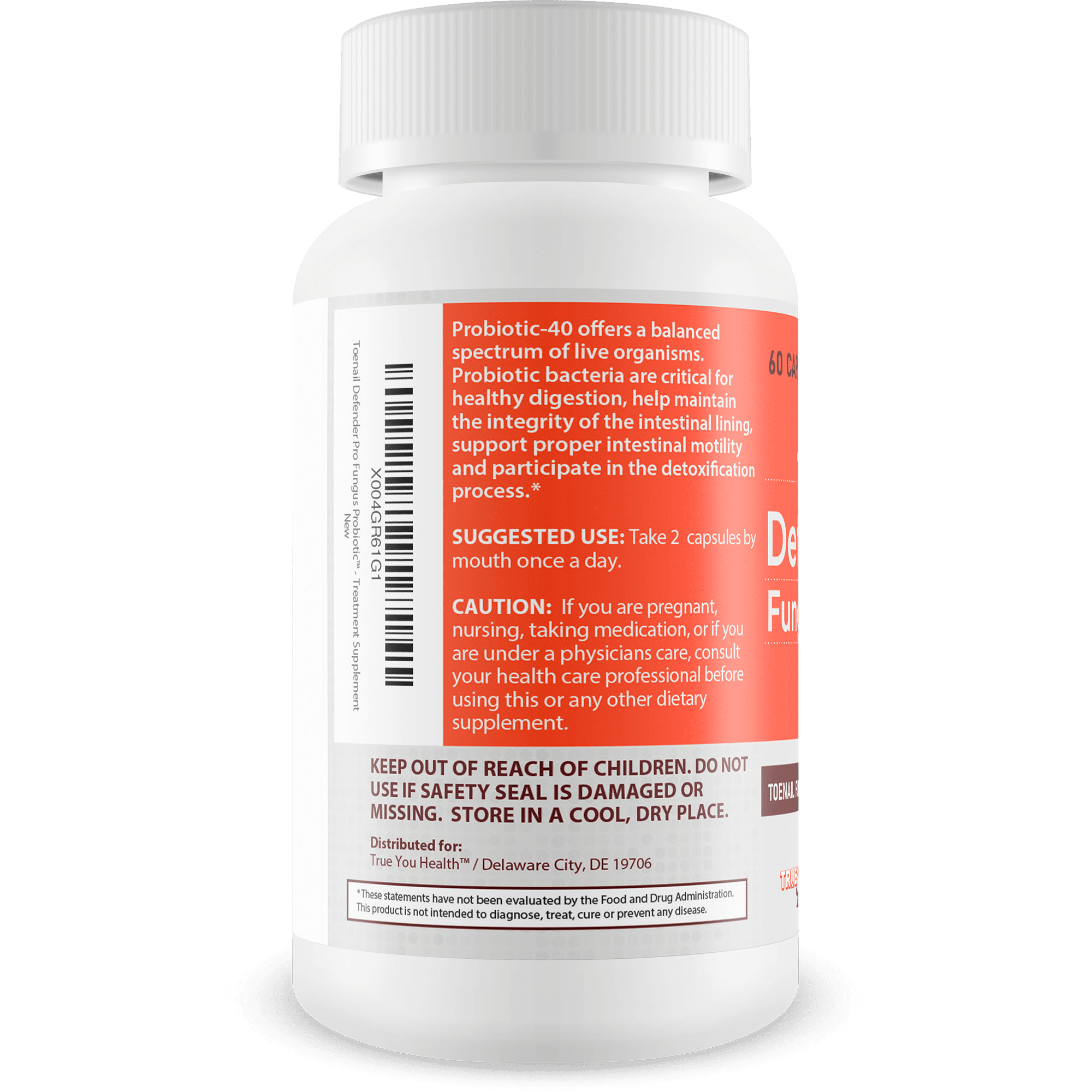 Toenail Defender Pro Fungus Probiotic - Our Best Fungus Defend Probiotics - Toe Nail Fungus Probiotics - Nail Fungus Treatment for Fingernails - Toenail Fungus Defender Probiotic Fungus Defend Pills