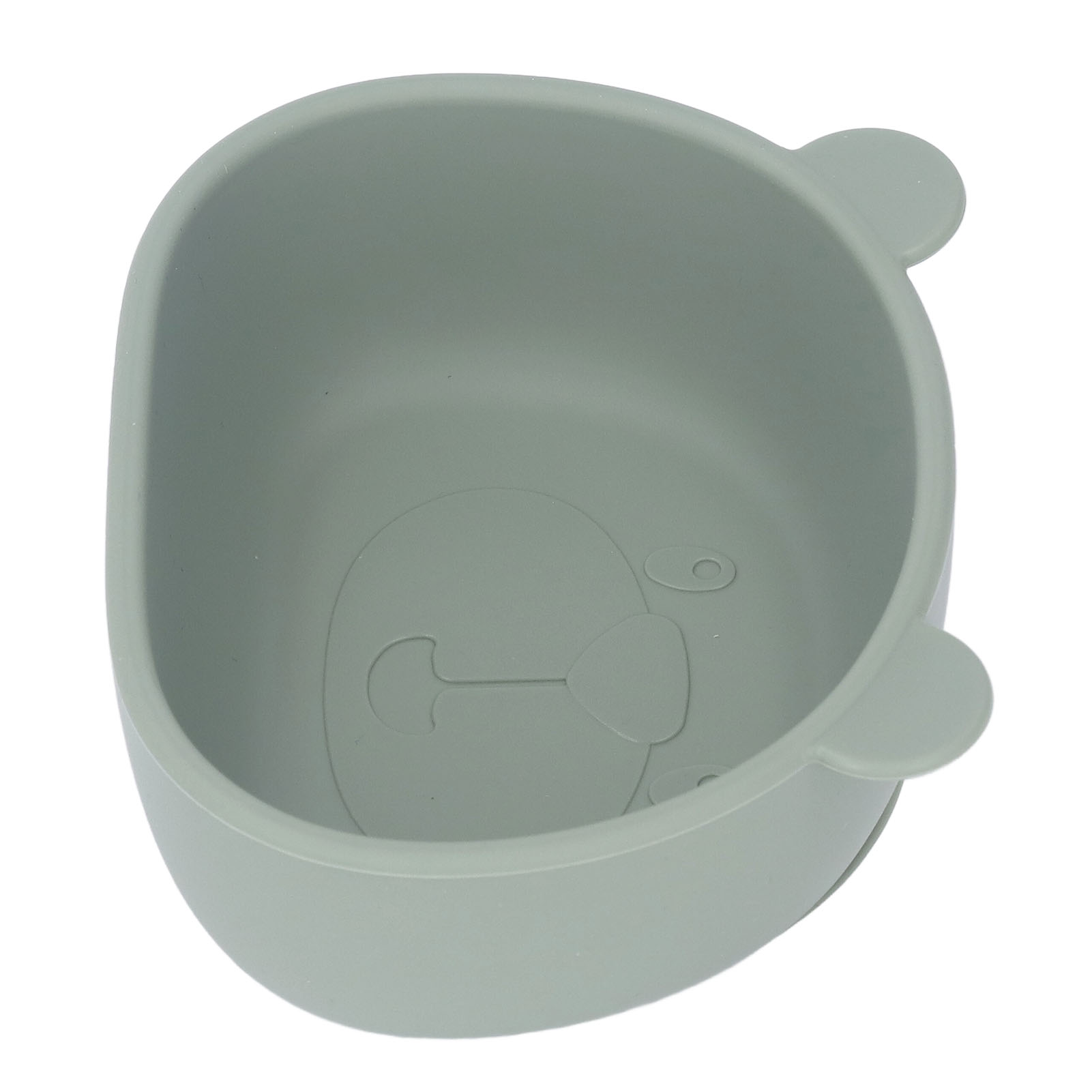 Baby Food Bowl Cute Kid Toddler Cartoon Panda Shaped Silicone Bowl With 